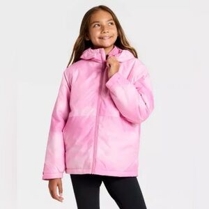 All in Motion Girls 3 in 1 Jacket Coat Pink size Large (10/12)